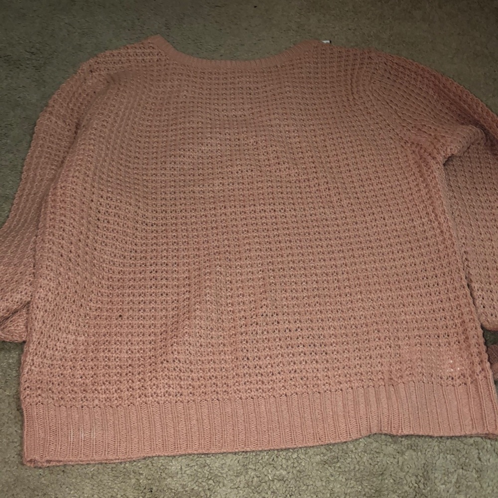 crisscross back sweater